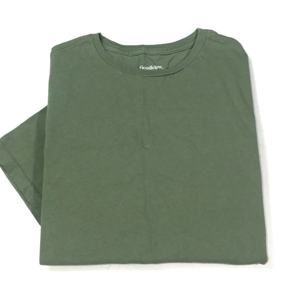TS159 Goodfellow & Co Plain Green Shirt M